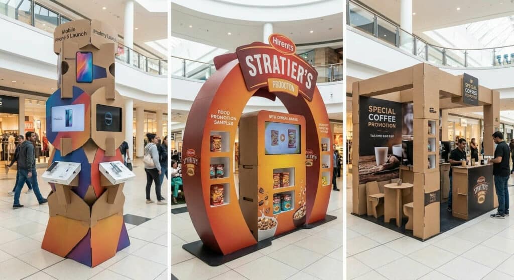 présentoir plv carton personnalisé