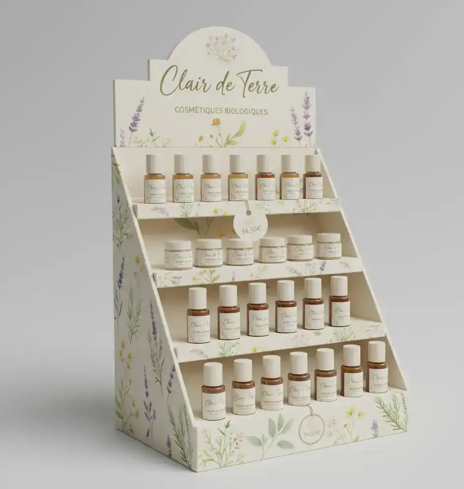 Présentoir PLV Carton Personnalisé