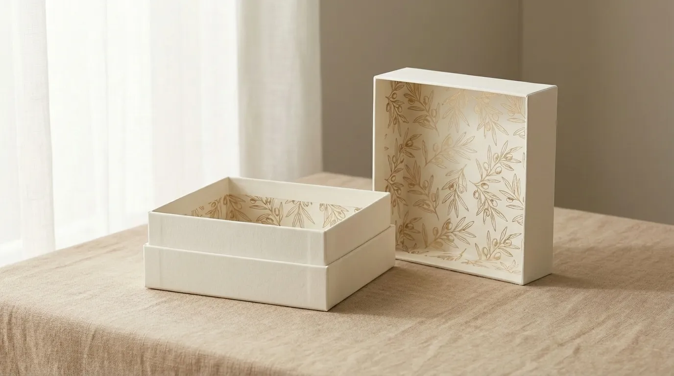 Coffret cloche sur mesure intemporel pour cadeaux d'entreprise haut de gamme