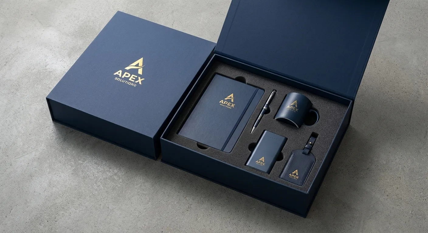 Coffret sur mesure welcome pack personnalisé pour cadeaux d'entreprise