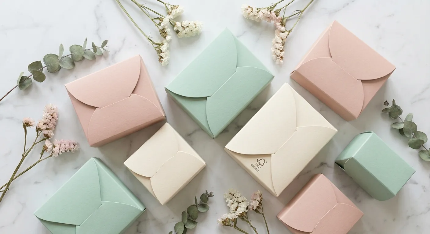 Étuis personnalisés élégants en carton certifié FSC pour différents secteurs d'activité