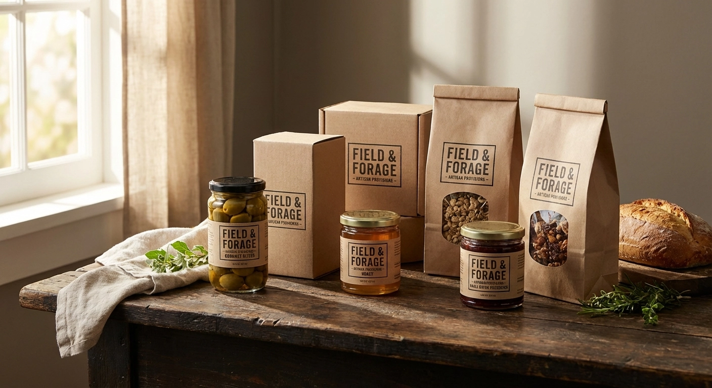 Emballage carton écologique pour produits alimentaires artisanaux