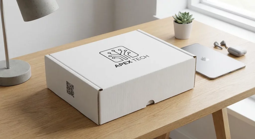 Boîte d'expédition renforcée pour produits électroniques avec protection maximale